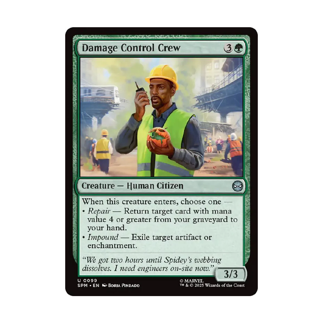 Damage Control Crew - Marvel's Spider-Man (SPM) | Hoovers' Cards