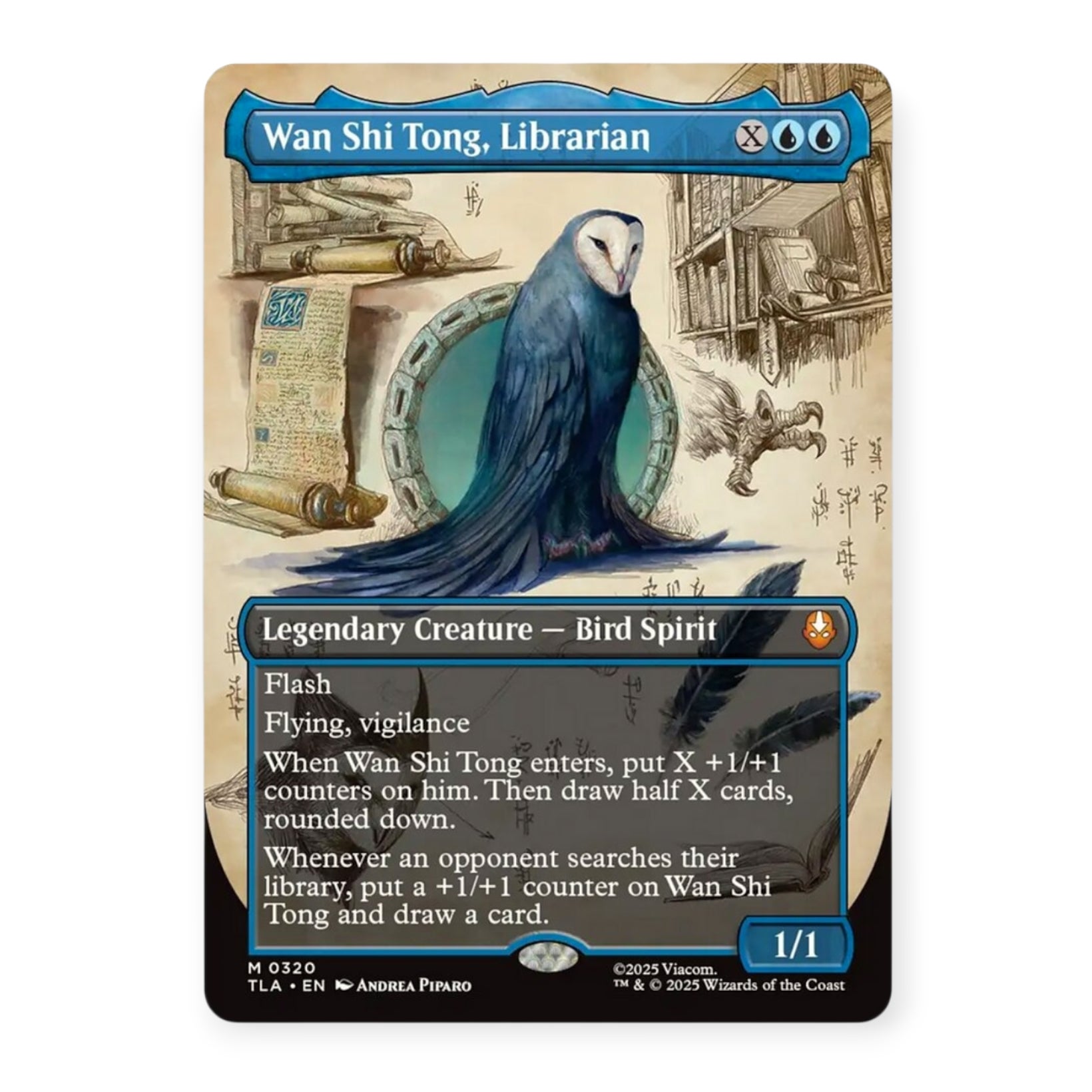 Wan Shi Tong, Librarian (Borderless Foil) - Avatar: The Last